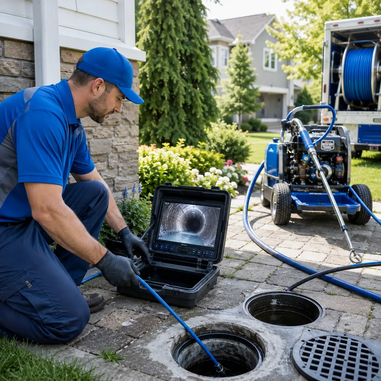 Outdoor drain cleaning professionals serving Banning, CA